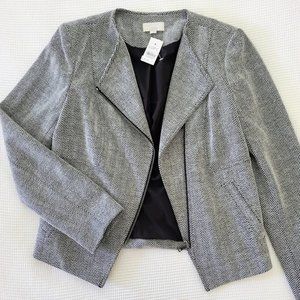 Loft Herringbone Blazer